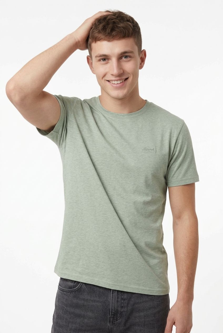 Mens Sage Crew Neck T-Shirt - Glock