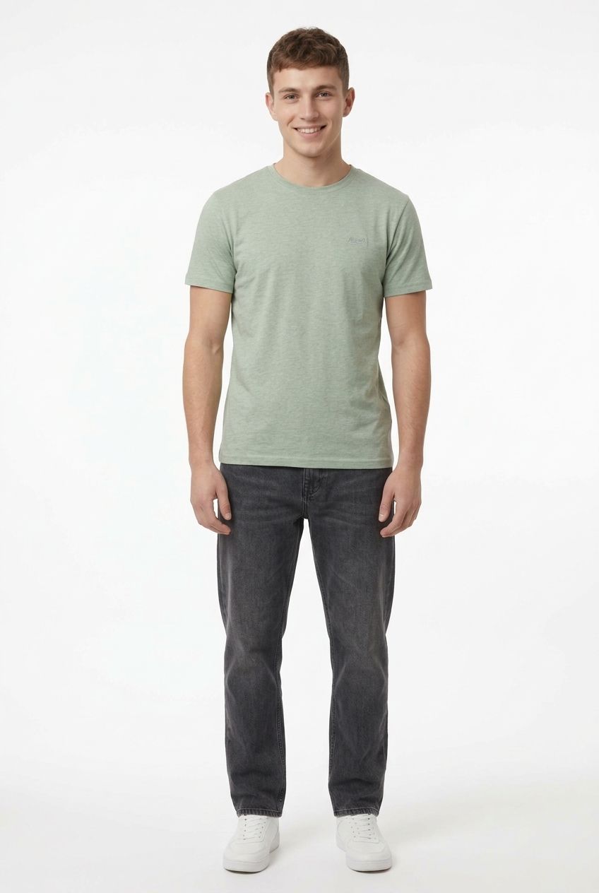 Glock Crew Neck T-Shirt - Sage - Image 4