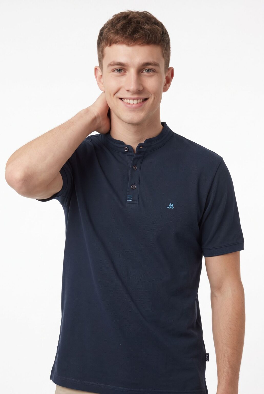 Field Grandad T-Shirt - Navy