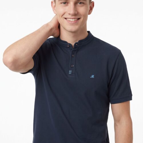 Field Grandad T-Shirt - Navy