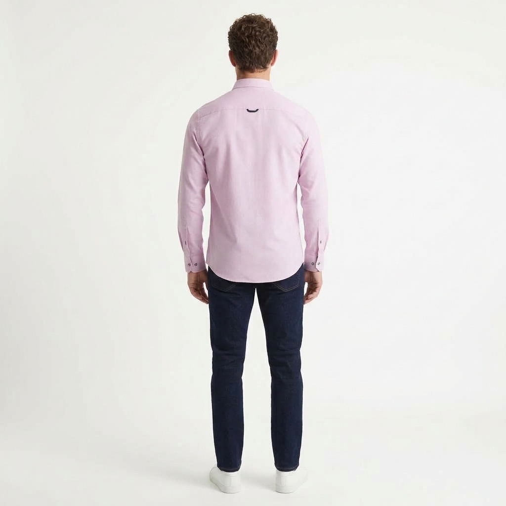 Lolland Oxford Shirt - Pink - Image 3