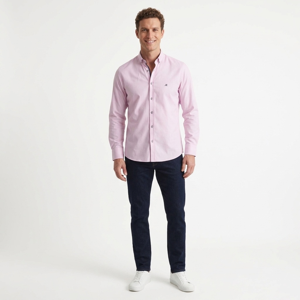 Lolland Oxford Shirt - Pink - Image 5