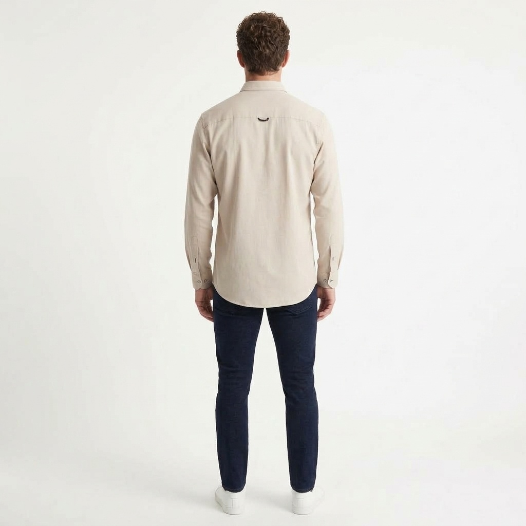 Lolland Oxford Shirt - Stone - Image 2
