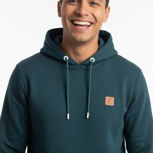 men's teal hoodie