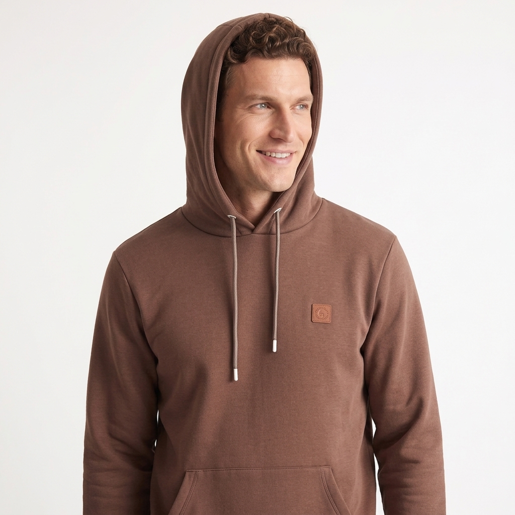 Men's Brown Hoodie - Colorado Mocha