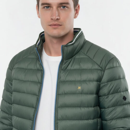 Men's pacific green puffer jacket - ticket